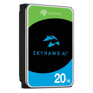 Seagate SKYHAWK AI 20TB SATA 6.0Gb/s - 3.5" Internal Hard Drive, 256 MB Cache, (ST20000VE002)