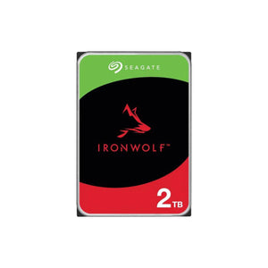 Seagate Ironwolf 2TB HDD Internal Hard Drive (3.5 Inch) SATA 6 Gb/s, 5400 RPM, 256 MB Cache - High performance for Computer Desktop PC (ST2000VN003)