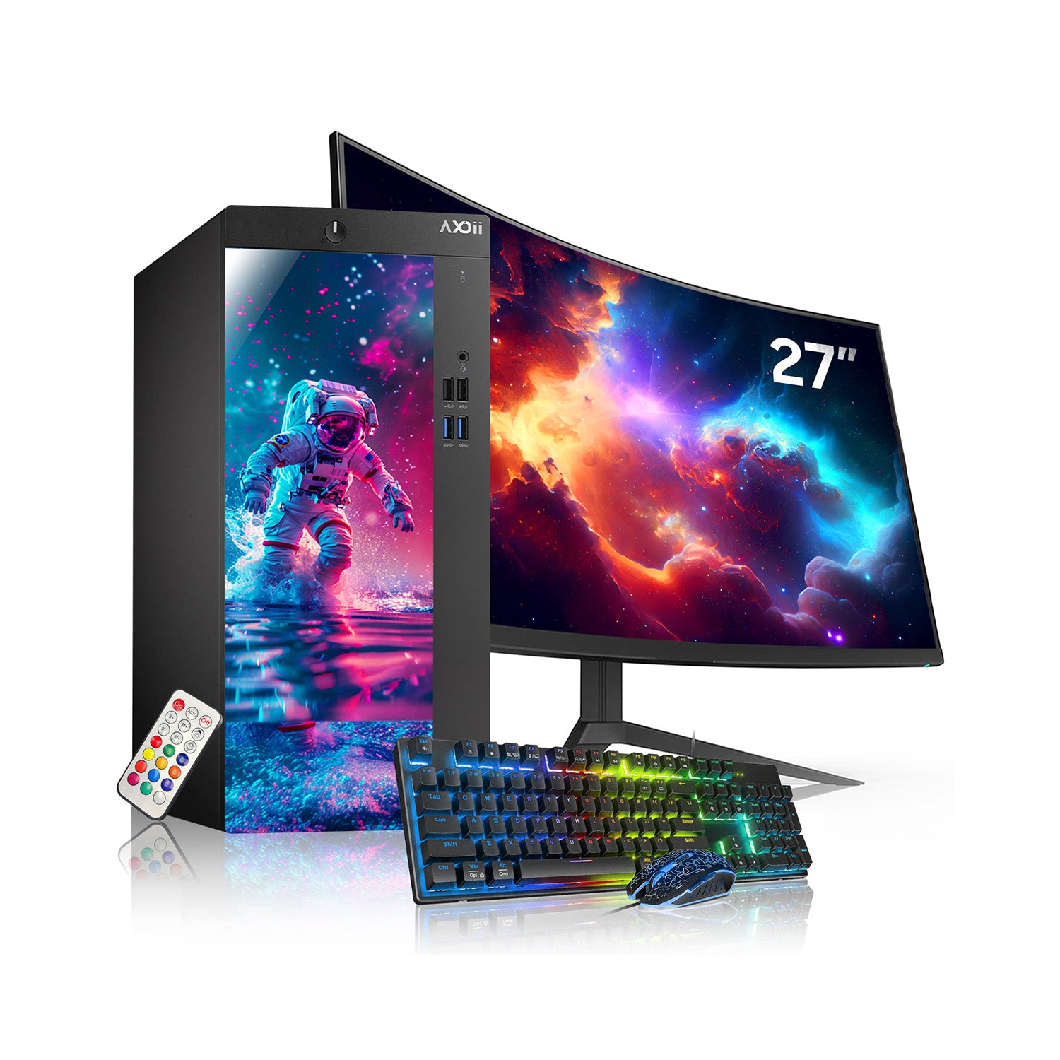 AXOII Spaceman Gaming PC, Intel Core i5/i7 Processor, G...