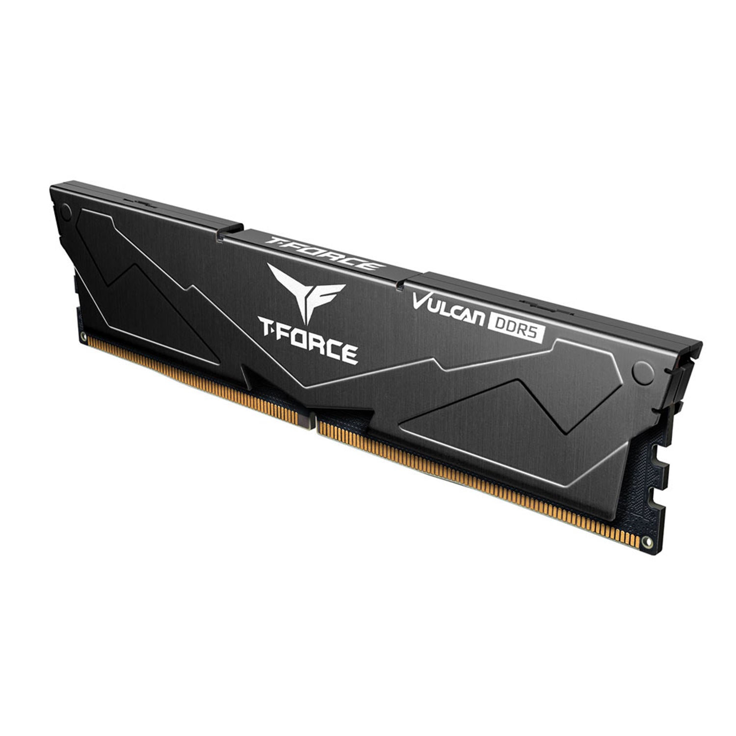 TEAMGROUP T-FORCE VULCAN 32GB Kit (2x 16GB), DDR5 Desktop Memory - INTEL XMP/ AMD EXPO, 6000MHz Frequency, CL38 Module RAM Black - (FLBD532G6000HC38ADC01)