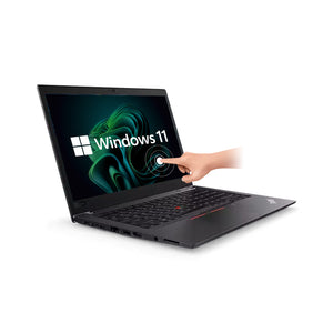 Lenovo ThinkPad T480s Professional Laptop - 14-inch FHD Touch (Intel Core i5 - 8350U up to 3.60 GHz CPU/ 8GB - 16GB DDR4 RAM/ 256GB - 1TB SSD/ Windows 11 Pro/ Backlit Keyboard/ Webcam) - Refurbished Grade (A-)