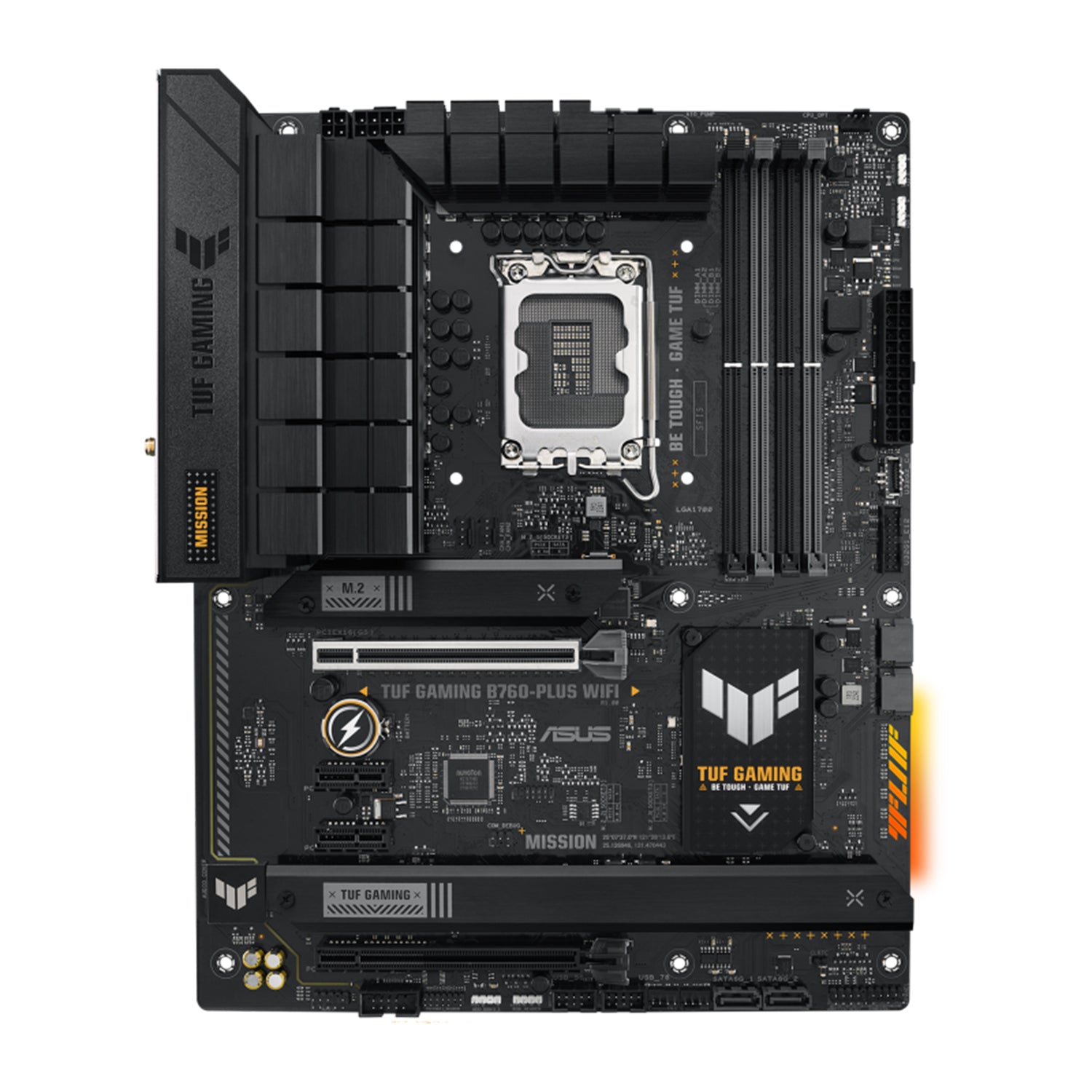 ASUS TUF GAMING B760-PLUS WiFi Gaming Motherboard With PCle 5.0, Intel LGA 1700 Socket, ATX Form Factor, Max Memory 192GB DDR5, Display Port / HDMI