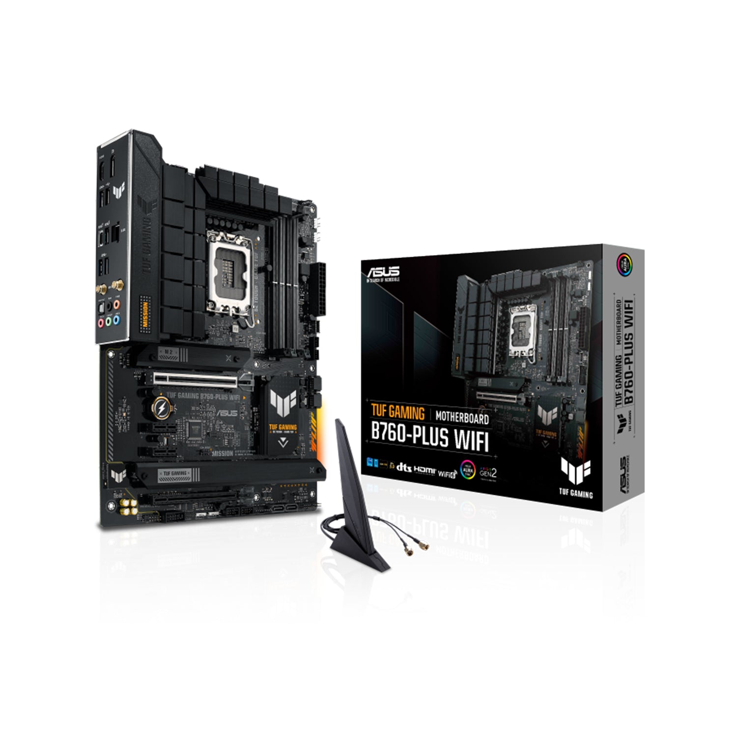 ASUS TUF GAMING B760-PLUS WiFi Gaming Motherboard With PCle 5.0, Intel LGA 1700 Socket, ATX Form Factor, Max Memory 192GB DDR5, Display Port / HDMI