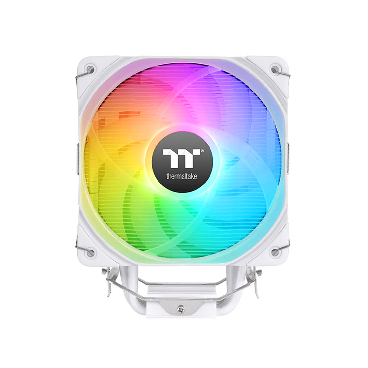 Thermaltake UX200 SE ARGB Lighting CPU Cooler Fan - Reliable Hydraulic Bearing, Compatible With Intel and AMD CPU sockets  - White (CL-P116-AL12SW-A)