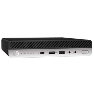 HP EliteDesk 705 G4 Professional Desktop Tiny PC Computer | AMD Ryzen 5 PRO 2400GE up to 3.80 GHz CPU | 8GB - 32GB DDR4 RAM | 256GB - 1TB SSD | Windows 10 Pro | WIFI Adapter  - Refurbished