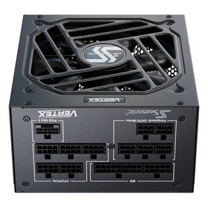 Seasonic 1000W Power Supply 80+Gold Fully Modular - Fluid Dynamic Bearing, Intel ATX 3.0 With PCle Gen 5.0 Ready (VERTEX1000G)