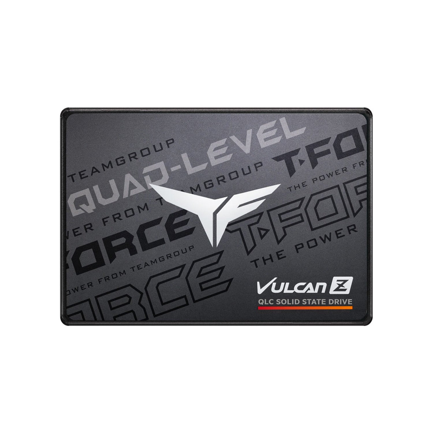 TEAMGROUP T-Force Vulcan Z 2TB Solid State Drive, Up to 550MB/s Read,  SLC Cache 3D NAND QLC 2.5 Inch SATA Rev. 3.0 (6Gb/s) Internal SSD (VULCAN Z QLC SSD)