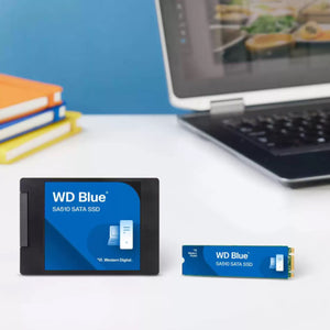 Western Digital 1TB SSD - SATA III 2.5" 7mm Blue, R/W Speed Up to 560/520 MB/s -  WDS100T3B0A