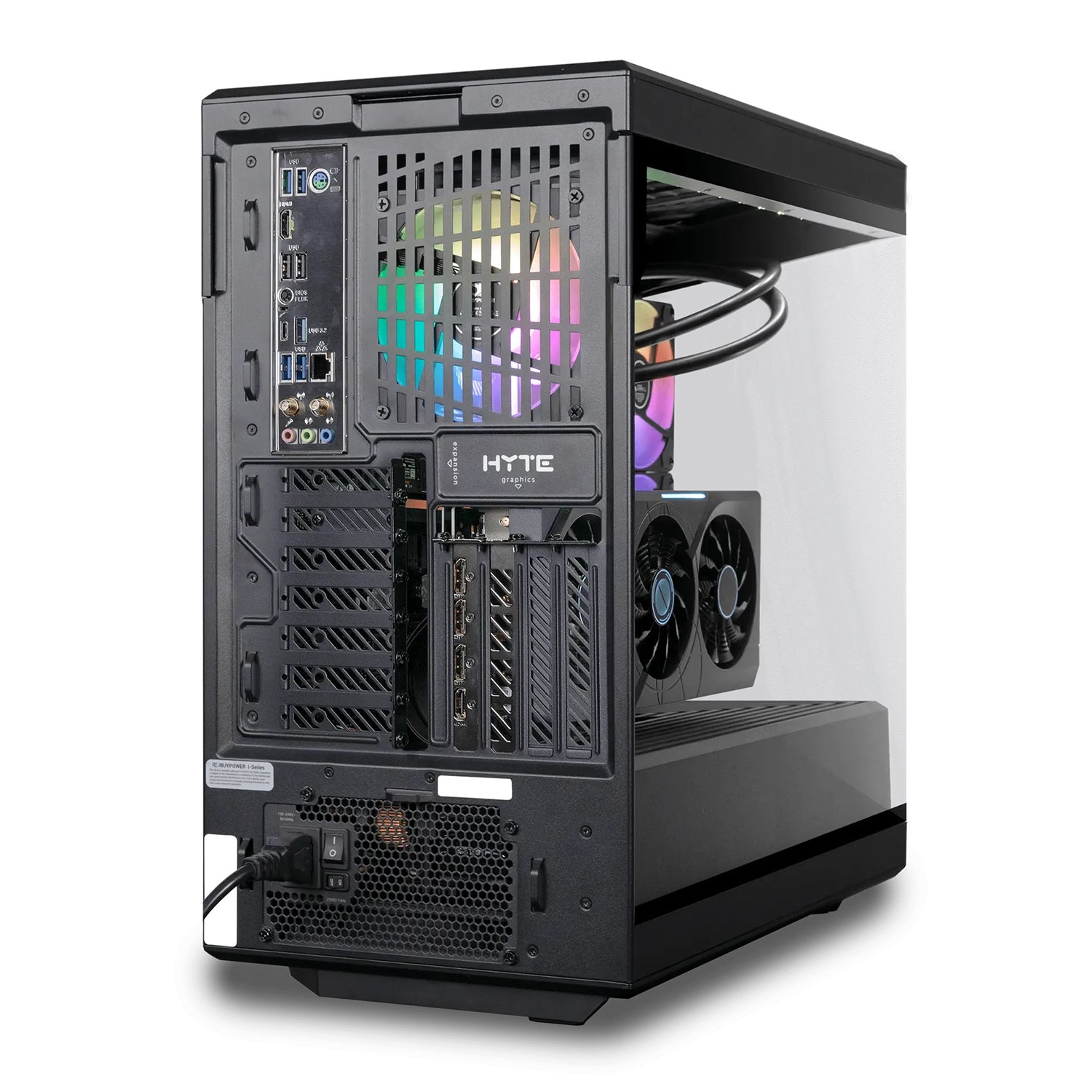 Gaming PC iBUYPOWER - Y40 Desktop Computer Tower | Intel Core i7 - 13700KF up to 5.40 GHz | NVIDIA GeForce RTX 4070 12GB | 32GB DDR4 RAM | 1TB NVMe SSD | Windows 11 Home - (Y40BI7N4701)