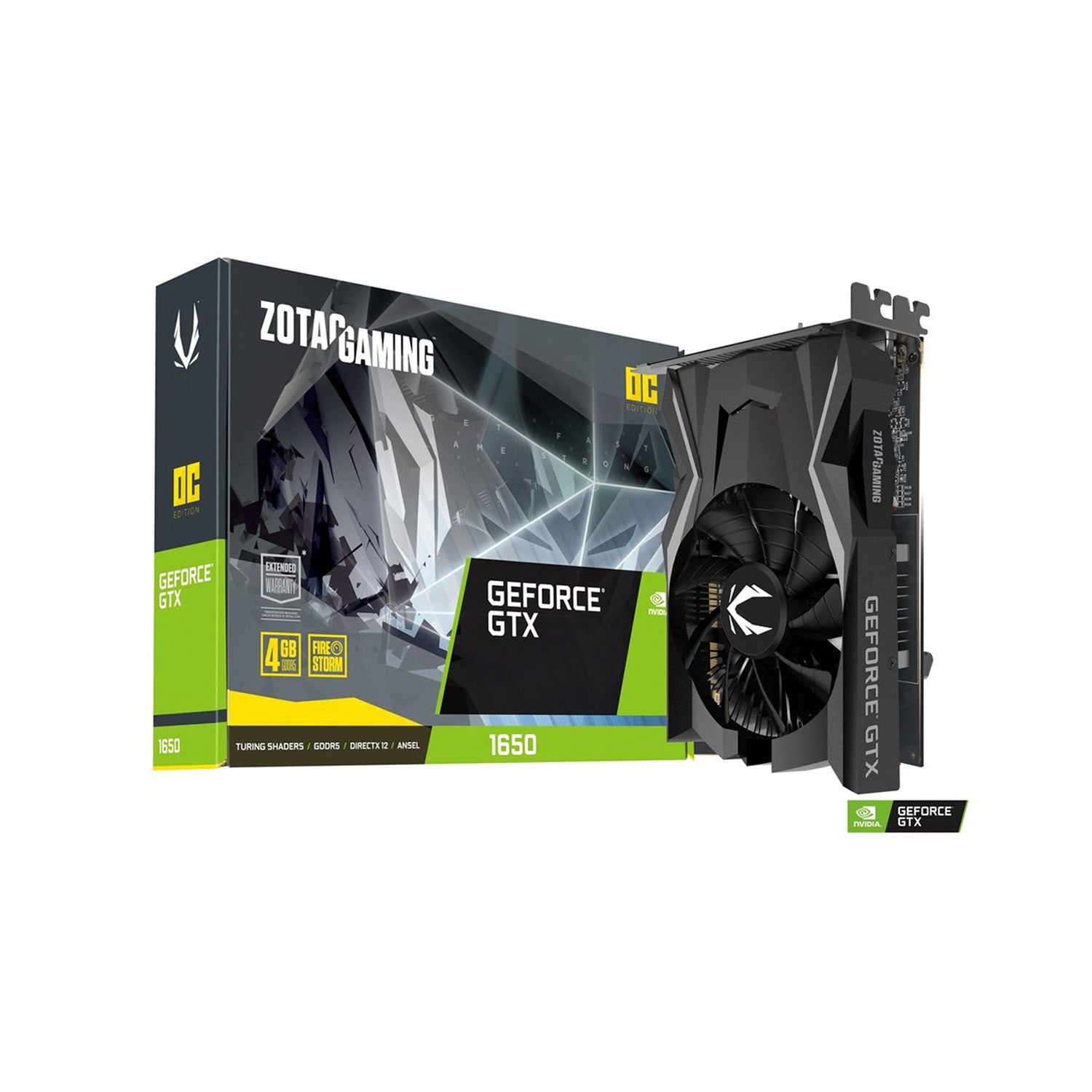 ZOTAC Gaming GeForce GTX 1650 Graphics Card| 4GB GDDR6, PCI Express 3.0 Video Card, DisplayPort 1.4, HDMI 2.0 (ZT-T16520F-10L)