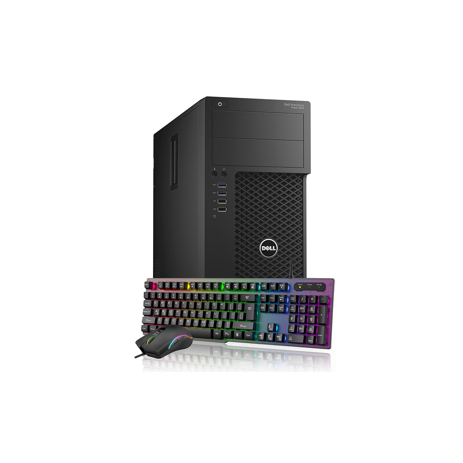 Dell Precision T3620 Tower Gaming Desktop Computer PC| Intel Core i7 - (6700) 6th Gen| 16GB - 32GB DDR4 RAM| 512GB -2TB SSD| Windows 10 Pro| RX550, GT1030, GTX 1630, 1050Ti, 1650 - Refurbished