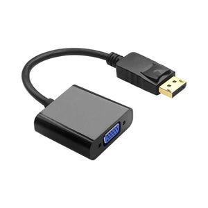 DisplayPort to VGA Adapter, DP Male to VGA Female Converter for PC, Laptop, Monitor & Projector