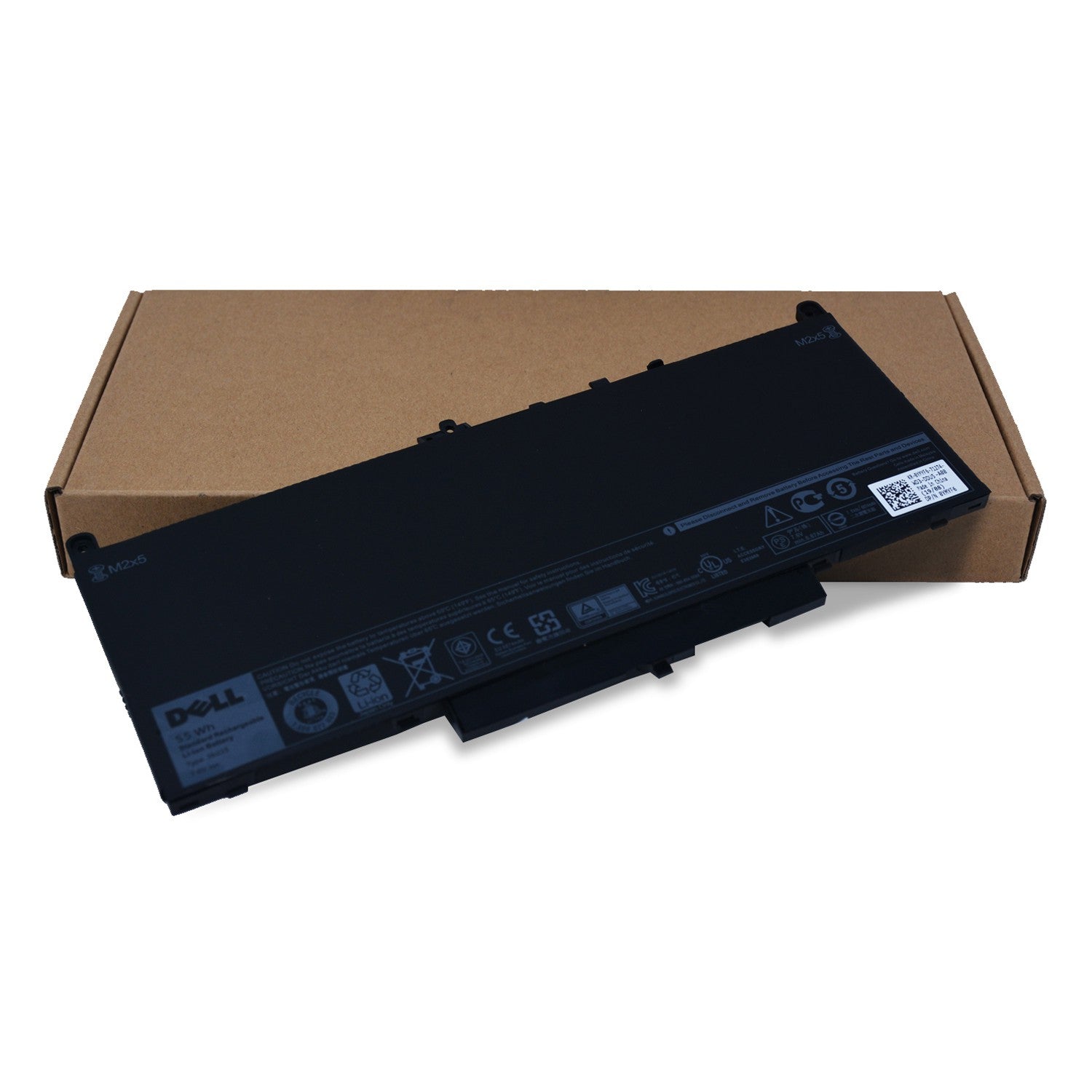 New Replacement Laptop battery for Dell Latitude E7470, E7270 Type J60J5 MC34Y (7300mAh/55Wh , 4- Cells, 7.6V), 1 Year Warranty