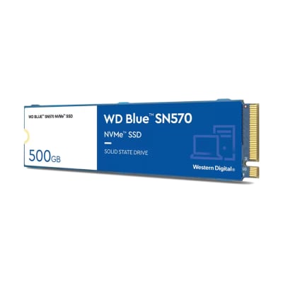 Western Digital WD Blue SN570 NVMe 500GB NVMe M.2 (2280),for Increase Performance, Internal Solid State Drive (SSD),Laptop, Desktop (WDS500G3B0C)