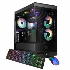 iBUYPOWER System Liquid Cooler PC - Intel Core - Ultra 7 Processor 265F Up to 5.3GHz CPU, 32GB DDR5 RAM, 1TB M.2 NVMe SSD, NVIDIA GeForce RTX 5070-12GB, Windows 11 Home - (Y40BI7N5701)
