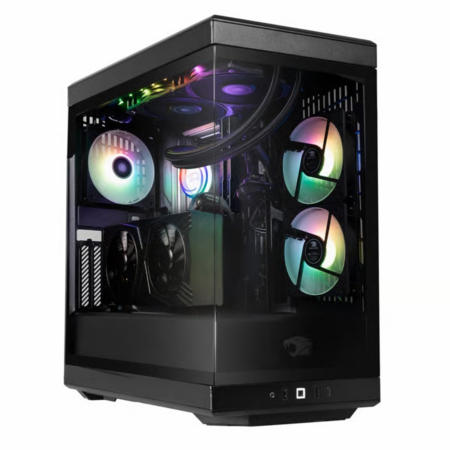 iBUYPOWER System Liquid Cooler PC - Intel Core - Ultra 7 Processor 265F Up to 5.3GHz CPU, 32GB DDR5 RAM, 1TB M.2 NVMe SSD, NVIDIA GeForce RTX 5070-12GB, Windows 11 Home - (Y40BI7N5701)