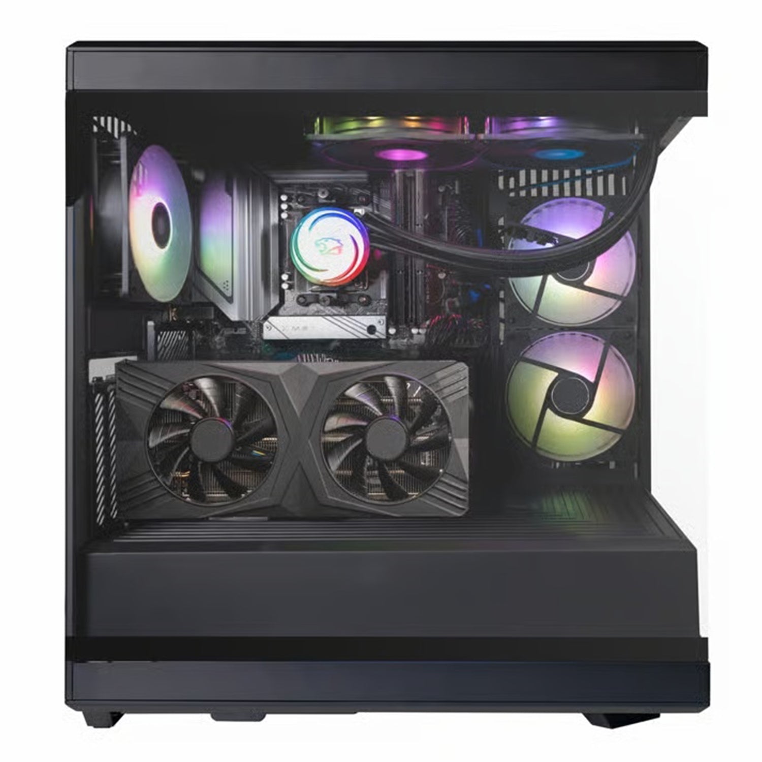 iBUYPOWER System Liquid Cooler PC - Intel Core - Ultra 7 Processor 265F Up to 5.3GHz CPU, 32GB DDR5 RAM, 1TB M.2 NVMe SSD, NVIDIA GeForce RTX 5070-12GB, Windows 11 Home - (Y40BI7N5701)