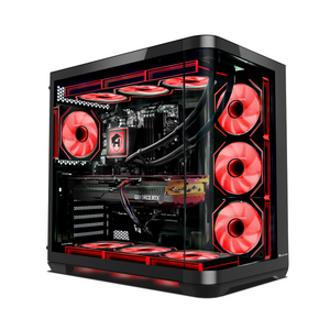 HAJAAN PhantomX Liquid Cooling Gaming PC, Intel Core i9 -14th Gen Up to 6.0GHz Processor, GeForce RTX 5070 / RTX 5070 Ti Graphics Card, 64GB - 128GB DDR5 RAM, 2TB - 4TB NVMe SSD, WiFi Ready / Windows 11 Pro - New