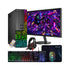Dell OptiPlex Desktop RGB Computer PC, Intel i5 Quad-Core Processor, 16GB RAM, 512GB SSD, 24 Inch Monitor, Keyboard Mouse and Headset, WiFi, Windows 10 Pro