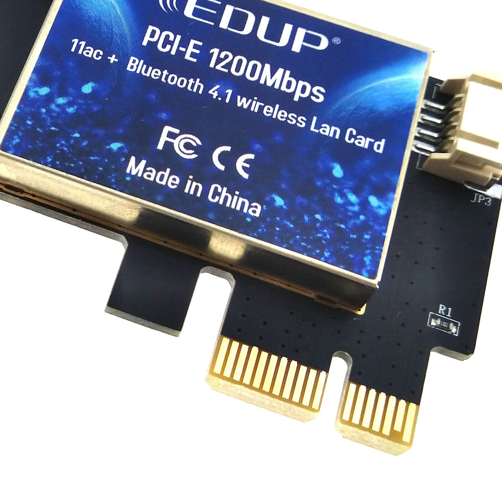 PCIe Wireless Adapter Dual Band AC 1200Mbps Card EDUP EP-9620 for WiFi Bluetooth