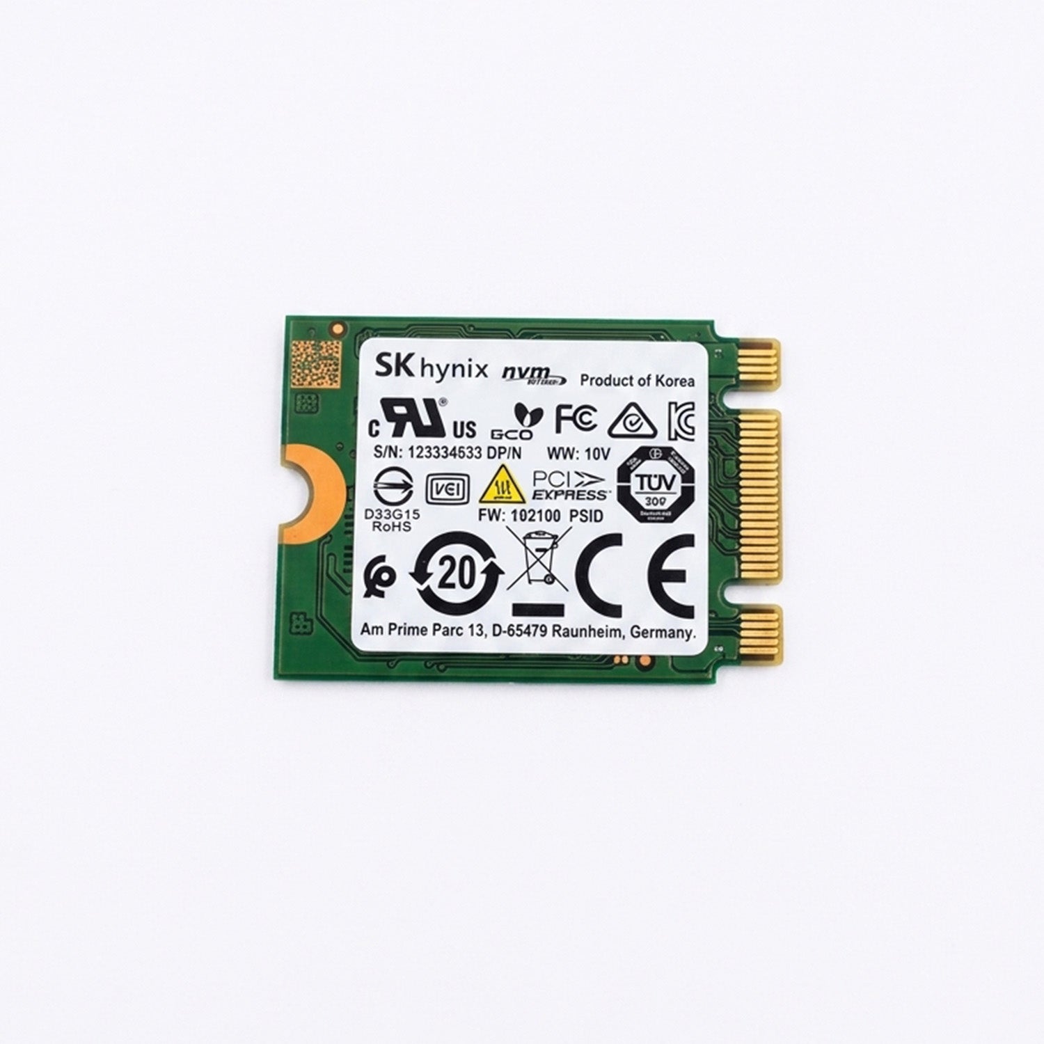 Mixed Brand Dell/Samsung/SK Hynix/Kioxia/Toshiba/WD 256GB M.2 2230 NVMe SSD for Laptop Desktop PC