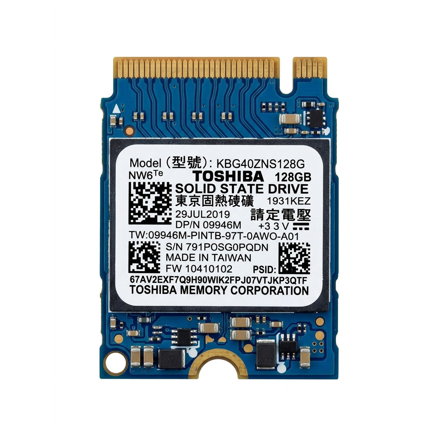 Mixed Brand Dell/Samsung/SK Hynix/Kioxia/Toshiba/WD  128GB M.2 2230 NVMe SSD for Laptop Desktop PC